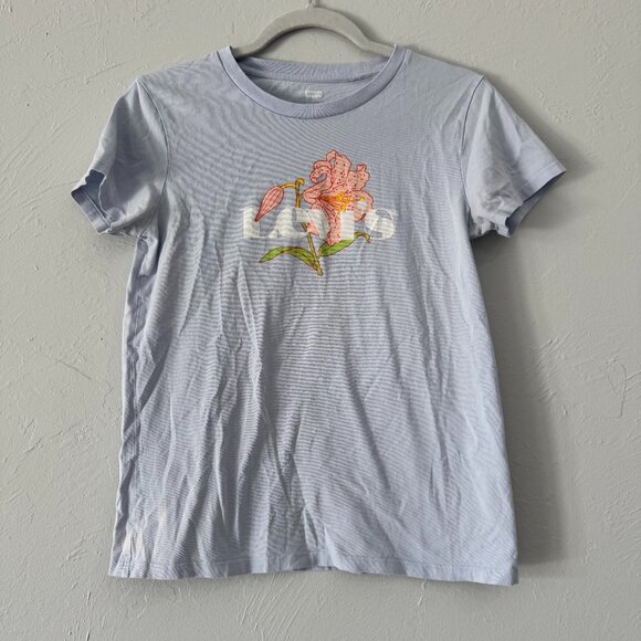 Levi’s Periwinkle Short Sleeve Logo Graphic T-Shirt Size XS - Picture 1 of 4